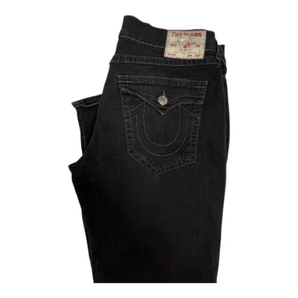 TRUE RELIGION Men's Black Denim Jeans - Picture 2 of 9